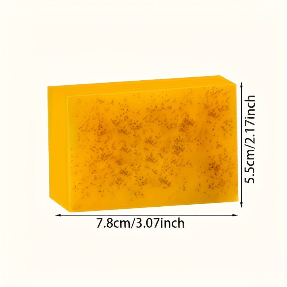 Turmeric Bath & Skin Care Set 3-Piece — Mousse, Soap & Oil for Hair, Face & Body — Gentle Moisturizing Travel-Friendly Cleanser Gift for All Skin Types