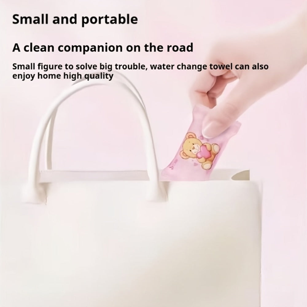 3 Packs Of 60 Disposable Face Towels, Enlarged And Thickened Convenient Compressed Towel Travel Pack, Very Suitable For Essential Water-absorbing And Convenient Face Towels When Going Out, Traveling And On Business Trips