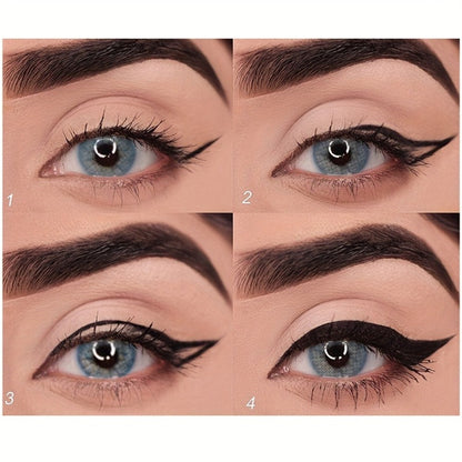 Eyeliner Set 3 Pack Waterproof Matte Black Pencil Smudge Proof Long Lasting Creamy Formula Eye Liner Kit for Beginners Women All Day Wear