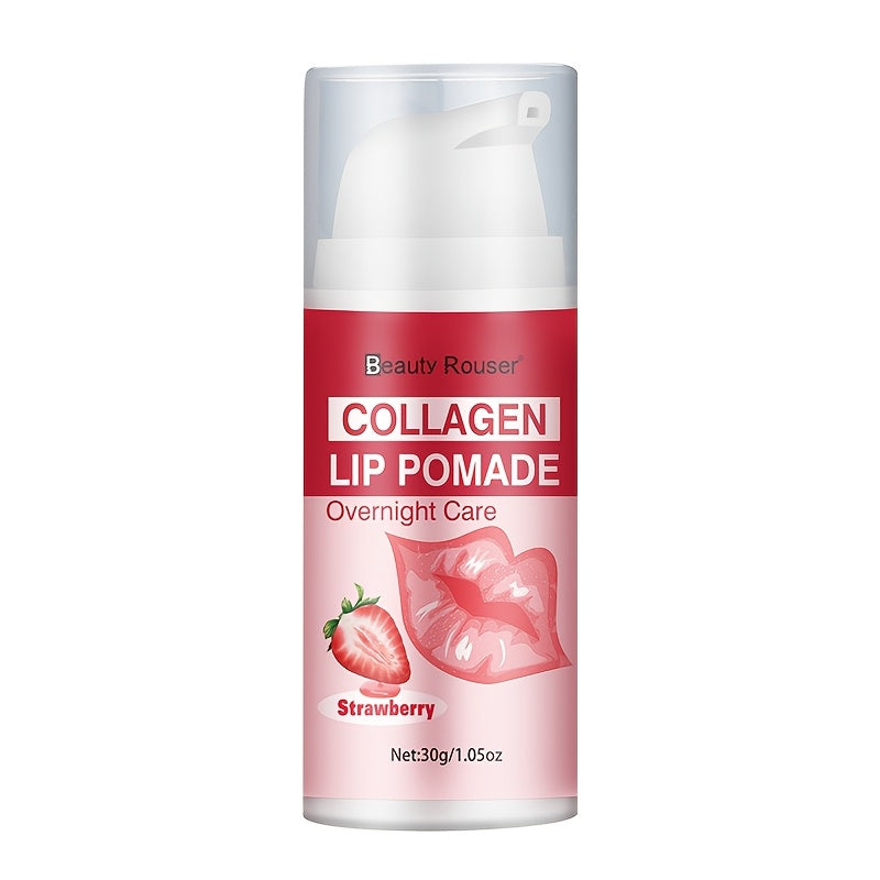 [Lip Essence Hydration] 30g Collagen Moisturizing Lip Essence - Plumps Lips, Day and Night Lip Care, Deep Hydration, Nourishes Dry Lips, Long-Lasting Moisture, Reveals -Clear, Hydrated Lips, Suitable for All Skin Types