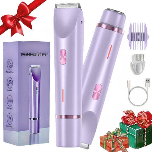 Electric Razor for Women Painless Hair Removal Lady Shaver Wet Dry Use Bikini Trimmer Face Nose Legs Underarms Body Hair Remover Portable Rechargeable Waterproof