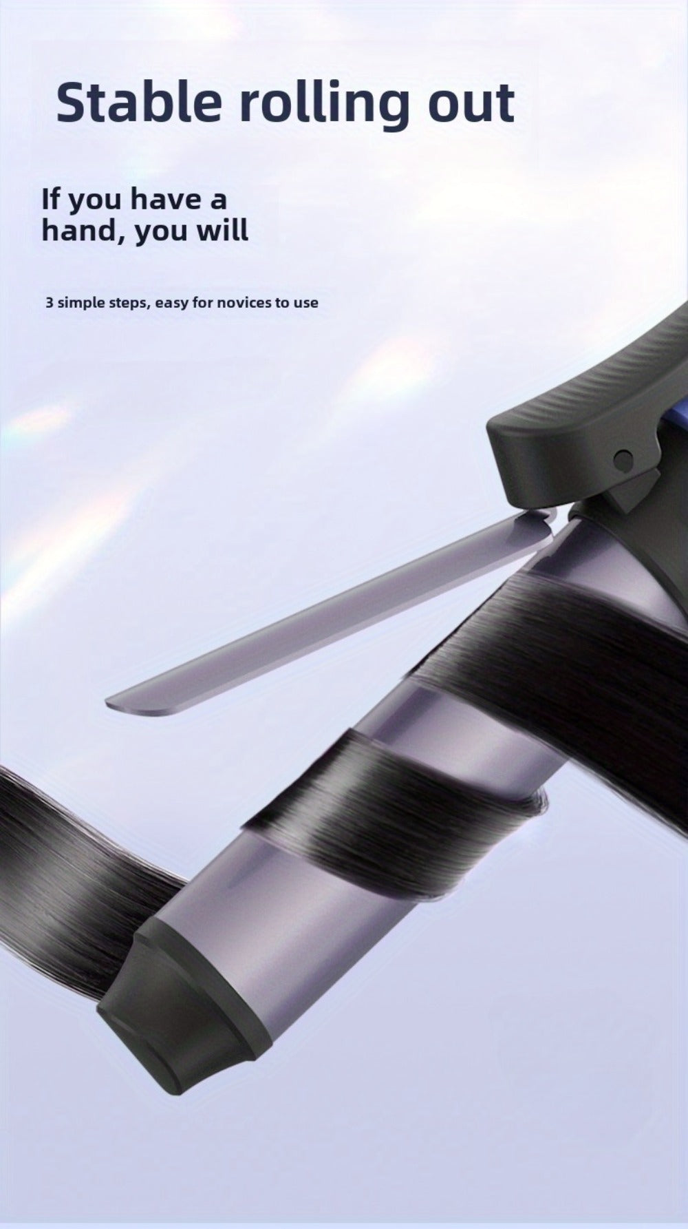 Portable Wireless Mini Hair Curling Iron Long Lasting Style Airy Bangs Big Wave Permanent Hairdressing Tools Additions for Students