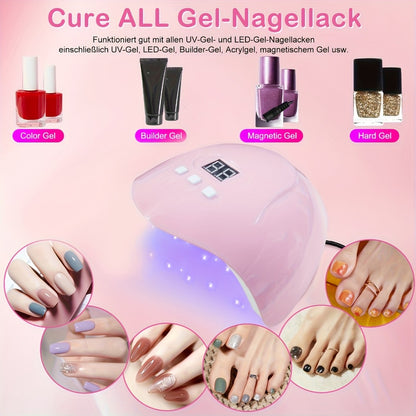Acrylic Nail Kit with Drill and UV Light Full Set for Beginners Professional Nail Starter Kit Everything Included Nail Extension Tools