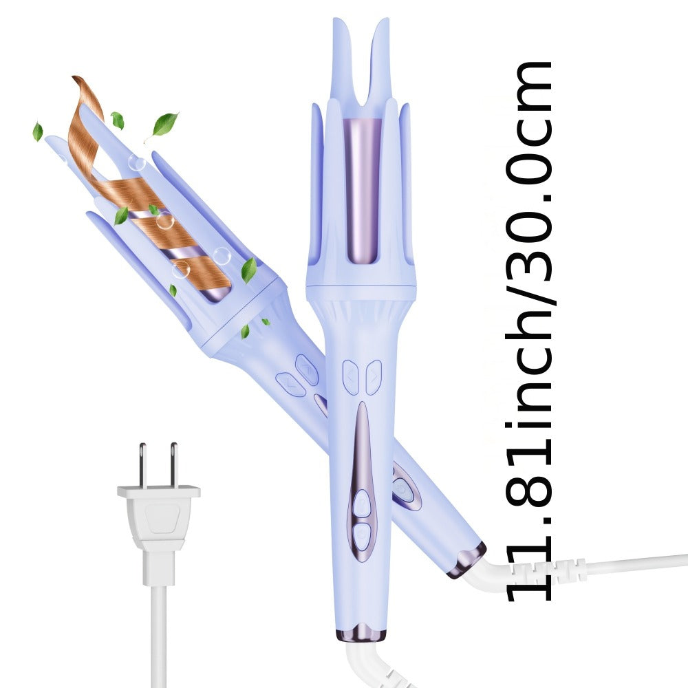 Fully Automatic Curling Iron with Dual Card Slots And Negative Ions, 32Mm Constant Temperature, Long-Lasting, Non-Damaging to Hair, Anti-Scald, And Good Hand Feel. Equipped with a Bracket And Comb