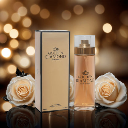 Natural Perfume Spray for Women - Brilliant Diamonds 100ml Fresh Floral Fragrance | Long Lasting Daily Wear EDP Spray Clean Scent 3.4oz Gift for Her