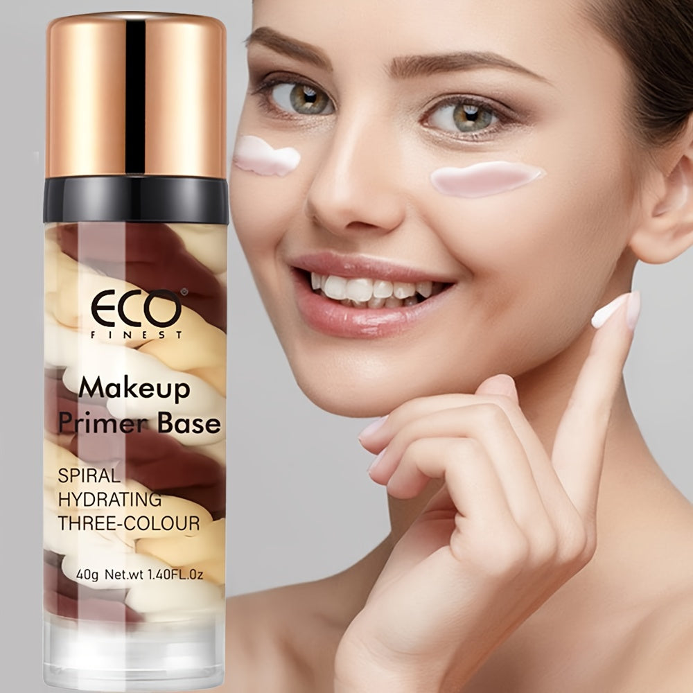 Two Bottles of 40g Brightening Makeup Primer, Moisturizing, Even Skin Tone, Conceals Imperfections, Pores, Makeup Primer