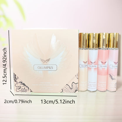 Perfume Gift Set for Women — Mystical 4-Piece Travel Size Fragrance Kit 20ml Each, Fresh Fruity Floral Scents, Long-Lasting Unisex Eau de Parfum, Ideal for Birthday, Valentine’s Day & Everyday Wear