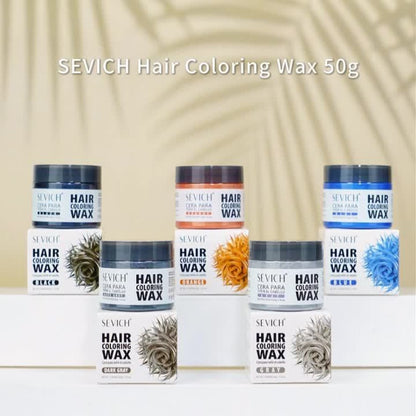 Temporary Hair Color Wax 120g - Washable Hair Dye for Men & Women | 13 Vibrant Shades | Easy Application | Party, Festival & Everyday Styling | Long-Lasting
