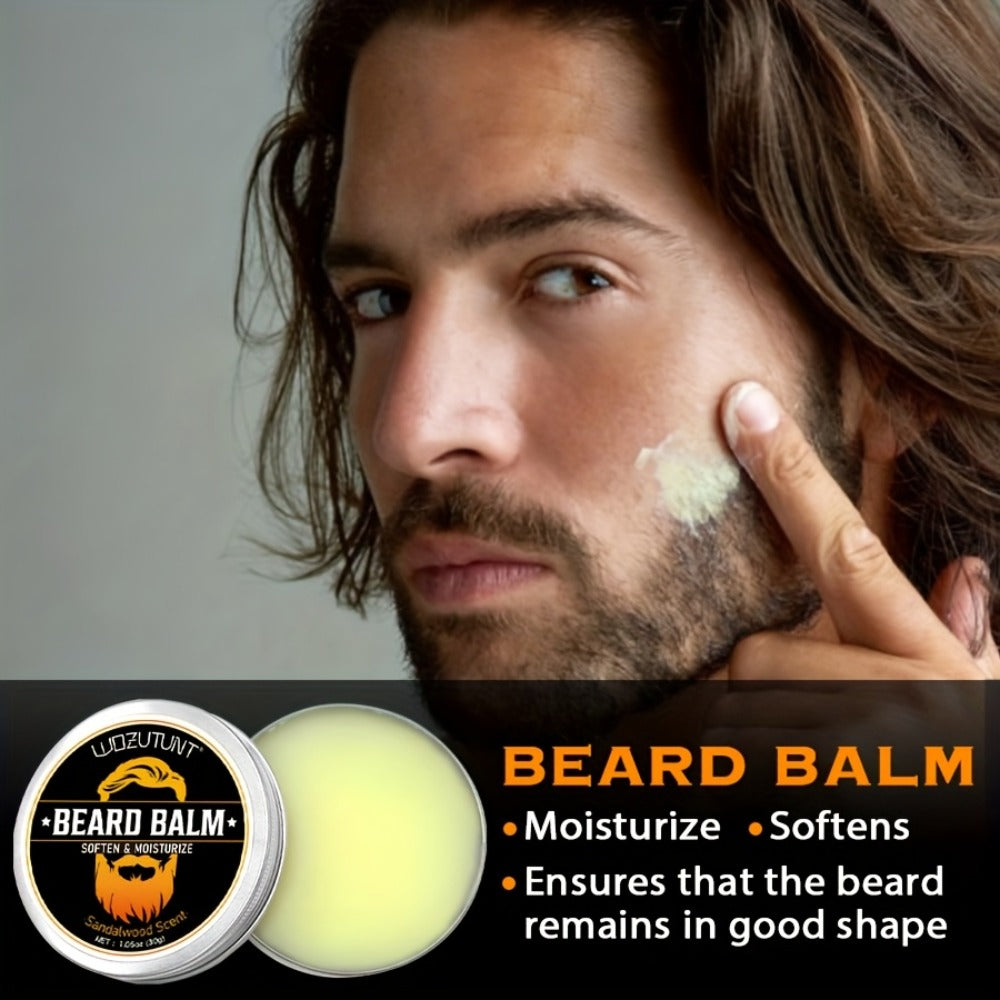 4pcs Beard Care Kit, 4pcs Beard Pen Kit, 9pcs Beard Care Kit Needle Length<0.25Mm. Beard Care Bundle for Men. Beard Trimmer Set with 2 Beard Oil -Balm -Conditioner - Wash -Brush - Comb - Clippers & Travel Pouch. for Birthdays Fathers Day Gift for Me