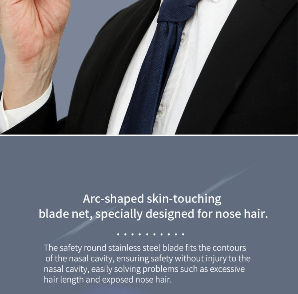 Electric Nose Hair Trimmer, Painless Facial Hair Removal Device for Men And Women - with LED Display Screen, USB Charging, Suitable for Trimming Nose Hair, Ear Hair, Eyebrows, Etc