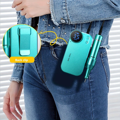 Electric Nail Polisher & Nail Remover Rechargeable High Power — Professional Manicure Pedicure Machine for Dead Skin Removal, Nail Buffing & Polishing Tool for Home & Salon, Gift for Women, 5 Colors
