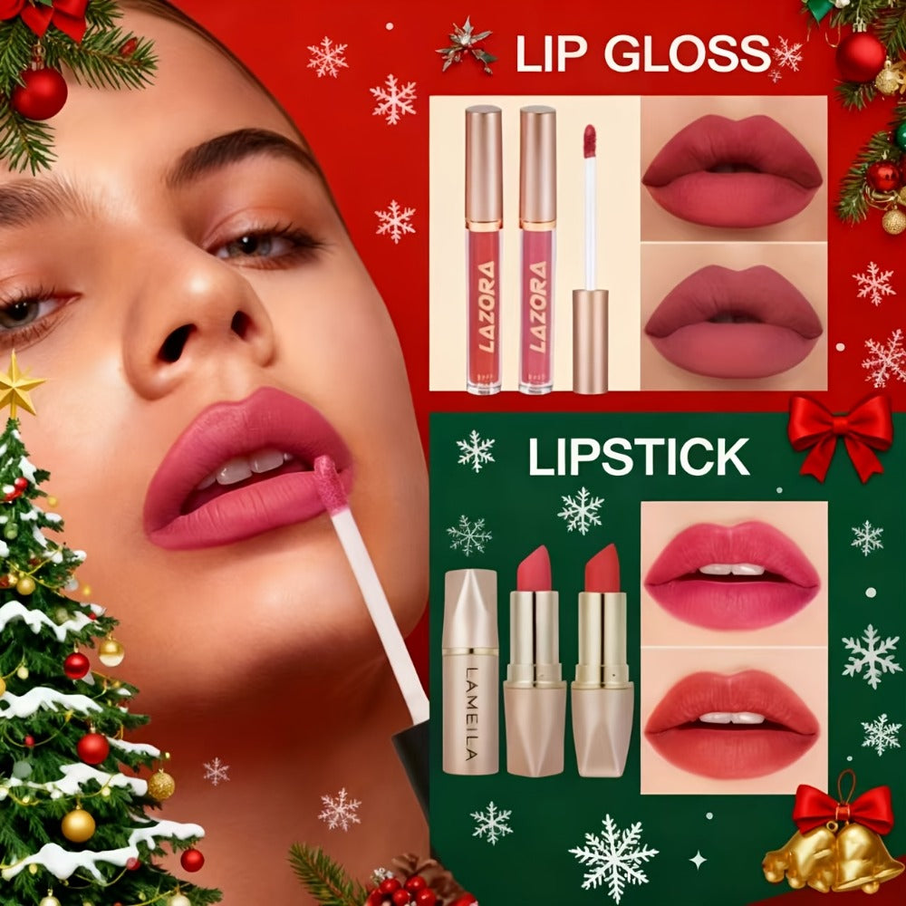 Makeup Kit for Women & Teens All-in-One Bundle with 18-Color Eyeshadow Palette, Lip Gloss & Makeup Brush - Complete Beginner Makeup Set, Perfect Gift for Girls, Teens & Makeup Lovers