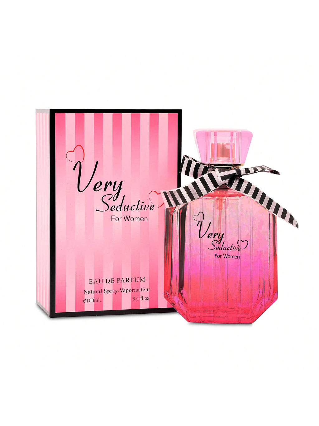 VERY SEDUCTIVE Women’s Eau de Parfum 3.4 Fl Oz | Floral-Woody Allure | Jasmine, Rose & Amber Musk Scent.