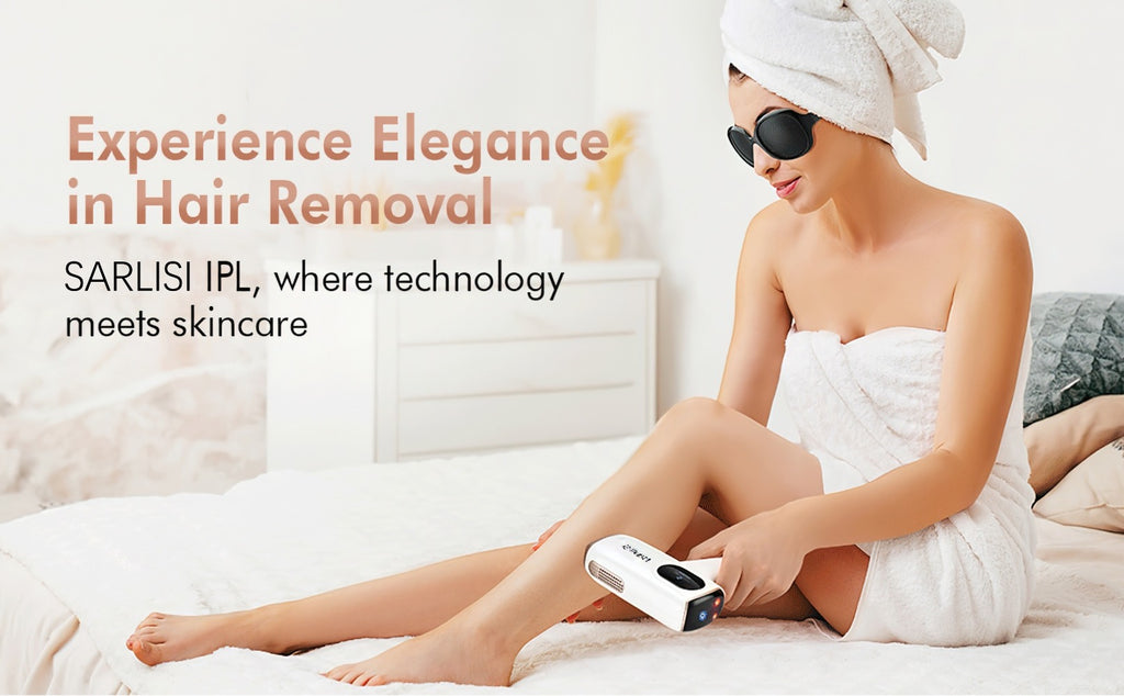 Sarlisi IPL Hair Removal For Women And Men, IPL Device Hair Removal For Nearly Painless & Long-Lasting Results, 9 Modes & Auto Flashing For Fast Full Body Hair Removal From Home