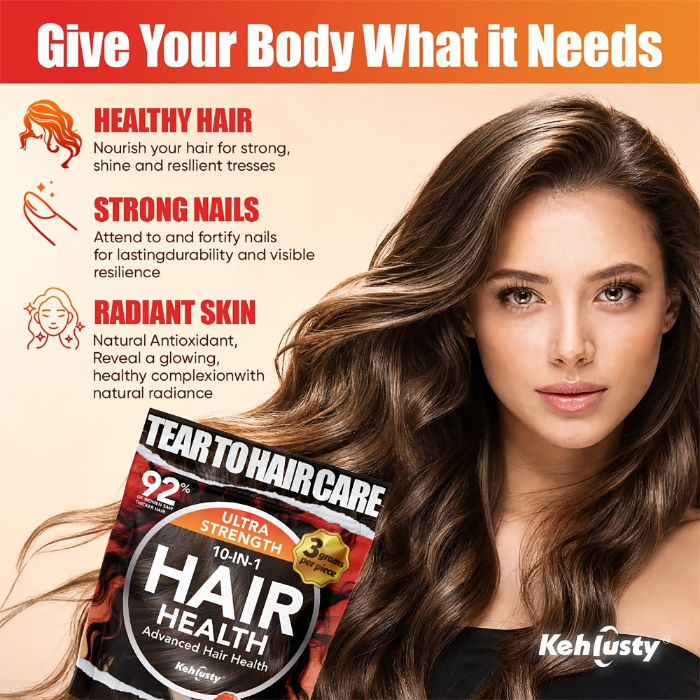 [Hair Care Gummies] Throat Hair Care Gummies, Nourish Thinning Hair And Promote Hair Thickness. Contains Vitamin C, Biotin, Ginger, And Collagen Complex. for Fuller, Thicker Hair. Suitable for Both Women And Men. Peach Flavor - 90 Gummies (30-Day Supply)