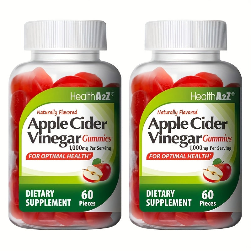 Apple Cider Vinegar Gummies 1000mg 60ct | Extra Strength ACV with B6, B12, Folic Acid, Pomegranate & Beet | Digestive Health, Clear Skin & Diet Support | Antioxidant | Great Taste