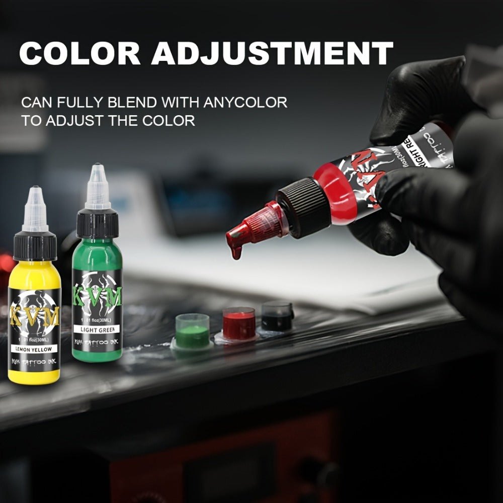 Tattoo Ink Set 1oz (30ml) Tattoo Supplies 7/14 Color Set Ink Complete And Stable Colors Suitable for Tattoo Artists And Beginners Tattoo Supplies