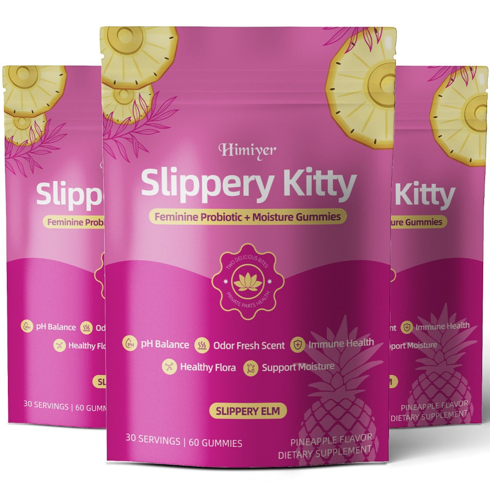 2026 New - Women'S Probiotic Gummies with Slippery Elm for Ph Balance And Freshness, Promoting Healthy Flora, Pineapple Flavor | Vitamins And Supplements | 60 Gummies Per Bag - 30-Day Supply, Available from a Local Warehouse