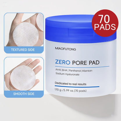 Exfoliating Face Cleansing Pads Pore Minimizing Blackhead Whitehead Remover Deep Cleansing Hydrating Alcohol Free Fragrance Free Sensitive Skin 170g