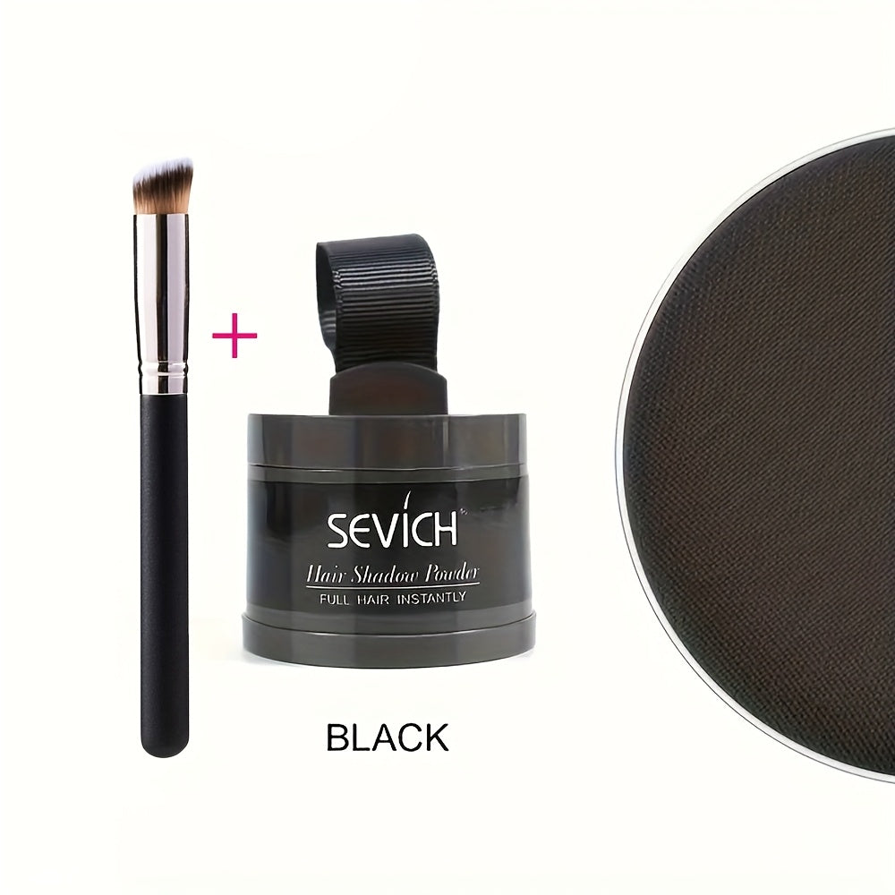 Root Coverage Powder for Thinning Hair - Hairline Concealer with Natural Shadow Effect, Voluminous Lift & Lightweight Formula, Sensitive Scalp Safe, Easy Brush Application for Men & Women All Hair Types