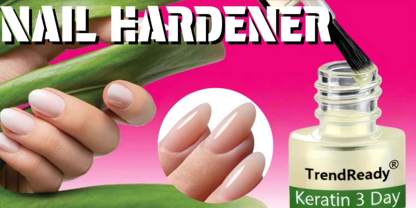 Nail Hardener for Weak Nails 2PCS Clear Nail Protein Hardener Base Coat with Vitamin E Hyaluronic Acid Quick Dry Ridge Filler Concealer Polish for Nails Toenails Nail Strengthener Treatment 0.51oz Each