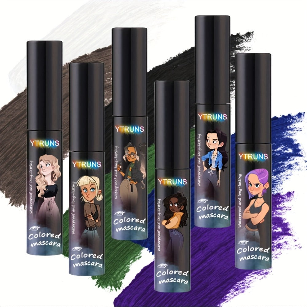 Volume & Lengthening Mascara — Thickening Curling Long-Lasting Formula | Plant Squalane | Dramatic Lash Look | 6 Shades | Daily & Party Wear