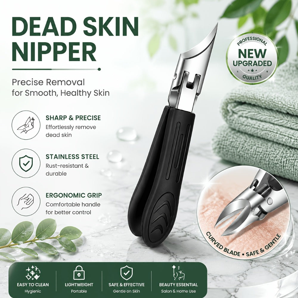 7pcs Men's Special Heavy-duty Nail Care Tools for Adults. Suitable for Thick Toenails. Black Classic Handle. Ergonomic Stainless Steel Nail Clipper. Professional Foot Care Tool Set. Includes Nail File, Cuticle Clipper And Beauty Tools. Good Quality.