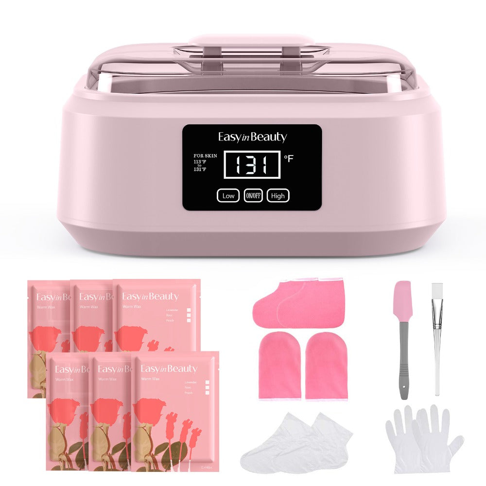 Paraffin Wax Machine for Hand and Feet, Touchscreen 3000ml Paraffin Wax Warmer with 6 Packs Wax (2.64 lbs), Paraffin Hot Wax Spa, Paraffin Bath for Home Use
