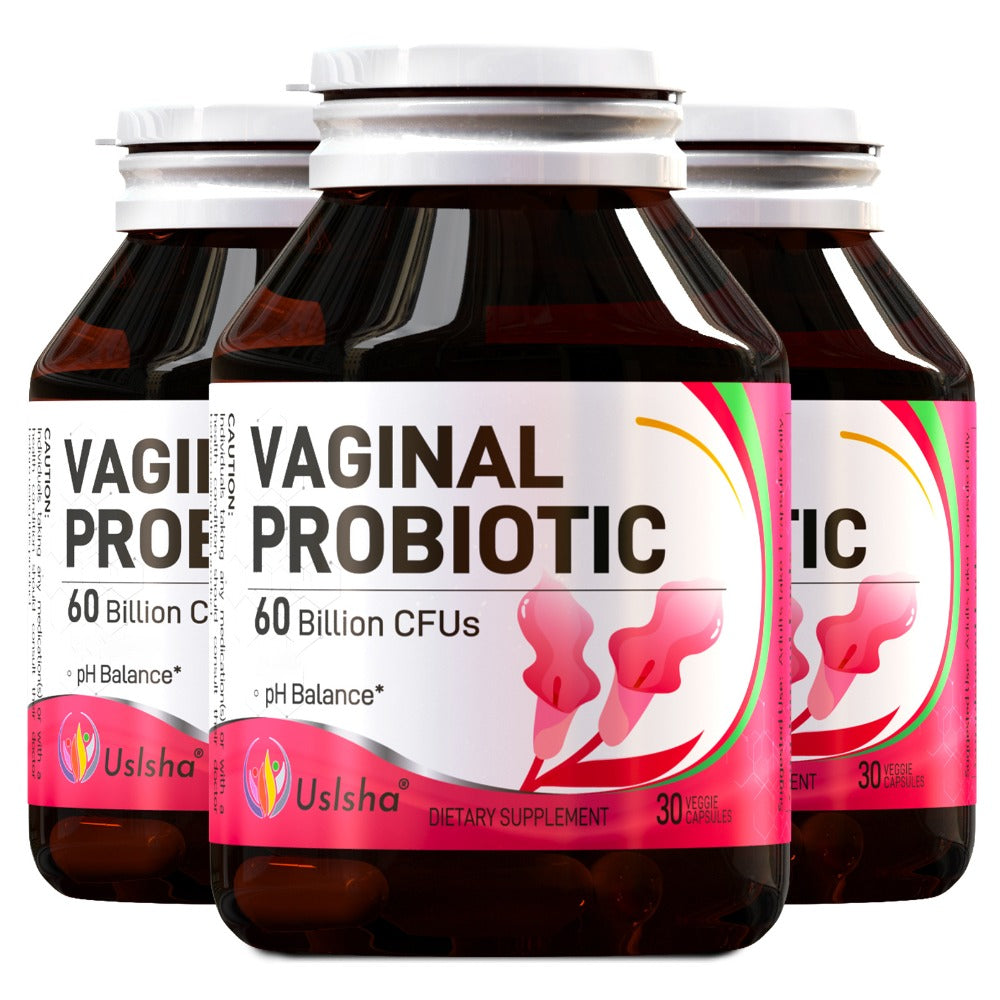 USLSHA Probiotics for Women Support PH Balance, Yeast Balance, V-Flora & Feminine Health with Women' s Health Blend & Cranberry Extract 60 Billion CFU, Vegan-friendly, 30 Capsules