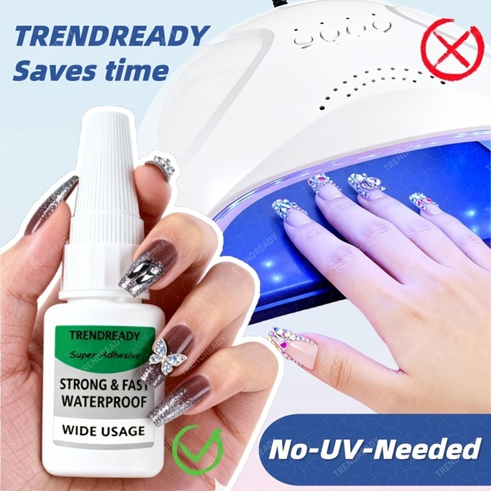 4pcs Fast Drying Super Nail Glue - Long Lasting 60+ Days, No Lamp Needed, Heavy Duty For Press On Nails, Fake Nails, Nails Art, Nail Supplies, Extra Hold, 20G/Bottle Large Capacity, Salon Nail Tools, Smooth Application, Durable Sealant, Christmas