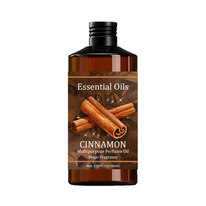 Cinnamon Essential Oil 100ml — 100% Pure Warm Spice Aromatherapy Oil for Diffuser, Skin Care, Hair & Scalp, Massage & Meditation, Cozy Gift for Women and Men