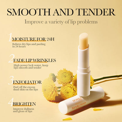 Lip Balm Manuka Honey Vitamin E Overnight Hydrating Lip Mask 12Hr Long-Lasting Moisture Korean Skincare for Dry Chapped Lips Women 6pcs 10pcs
