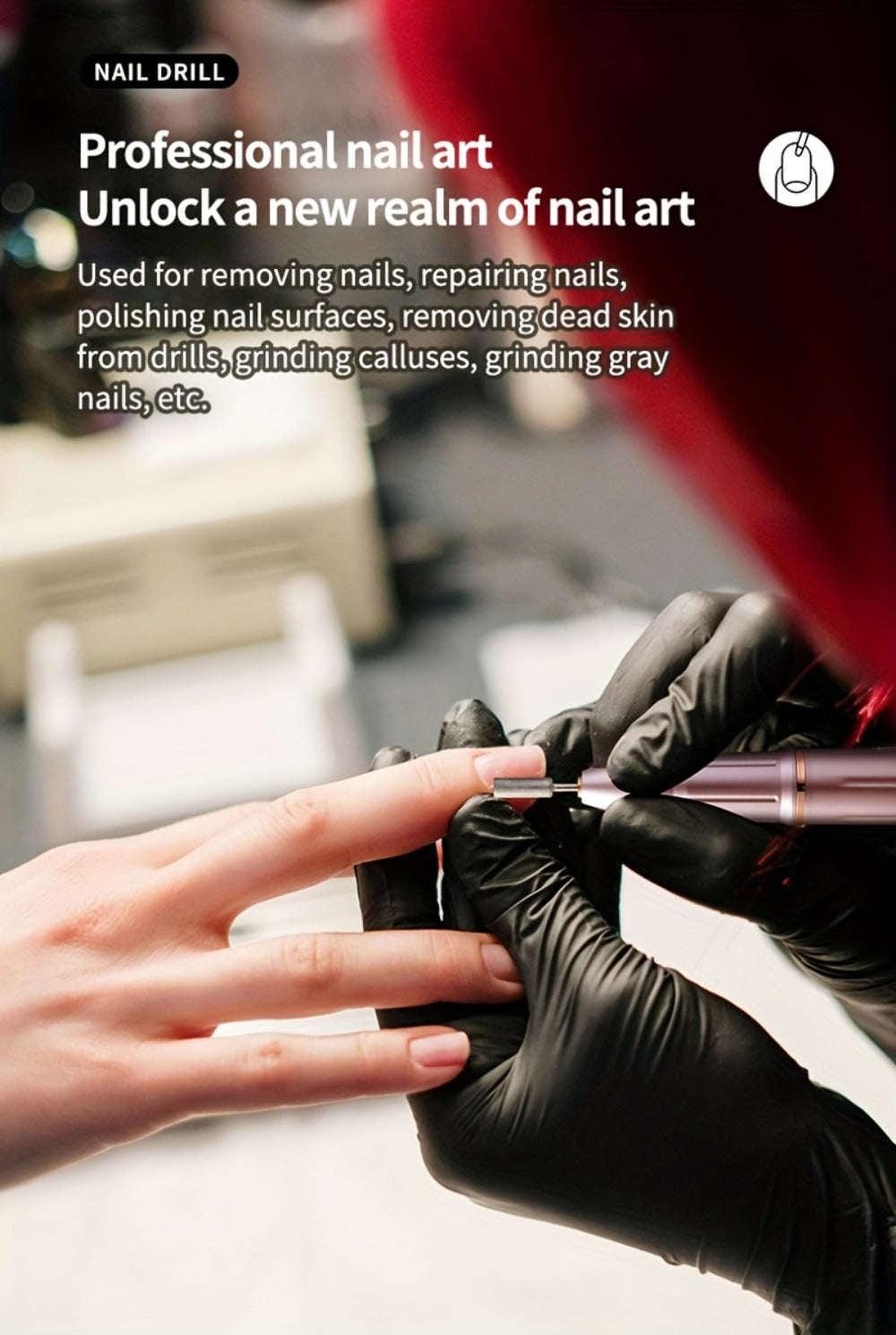 This Electric Nail Grinder Is Rechargeable And Comes with 11 Grinding Heads And 20 Sanding Rings, Perfect for High-Speed Salon Use at Home, Making It a Great Gift for