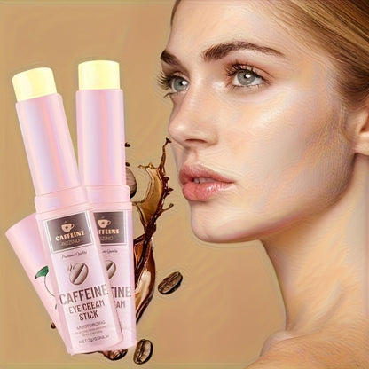 Eye Cream Firming Anti-Aging with Caffeine & Ceramide NP Reduces Dark Circles Puffiness Fine Lines Lifted Refreshed Look Skincare 2pcs