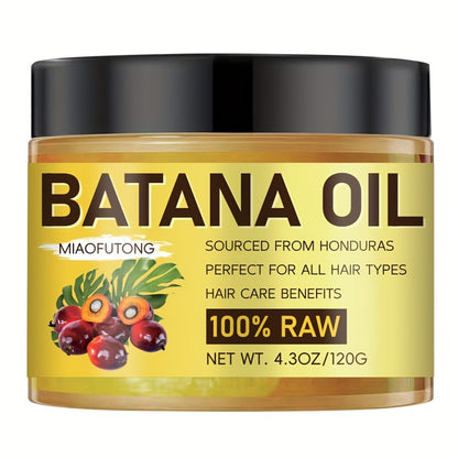 Hair Oil Treatment Banana 100% Raw Honduran Deeply Moisturizing Frizz Control Scalp Nourishment Repair Dry Damaged Hair All Hair Types 4.3oz 120g