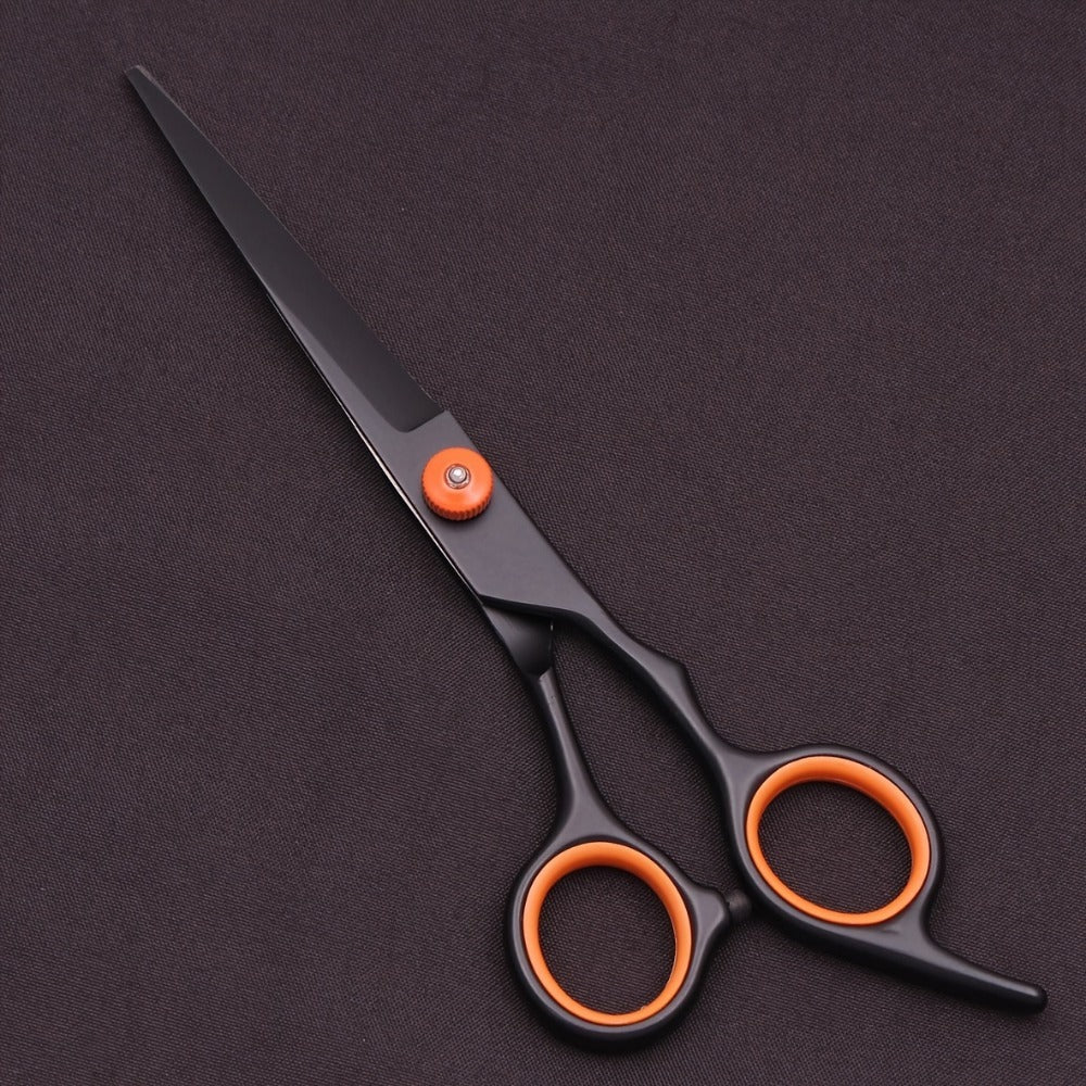 Professional 6" Japanese Steel Hair Scissors Set - 3pcs Texturizing Kit with Thinning Shears, Razor Comb & Detangling Apple Comb for Salon/ Home Use