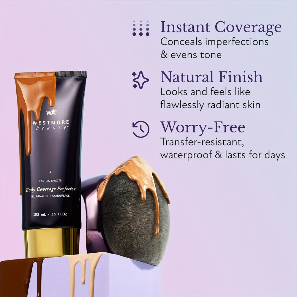 Waterproof Concealer - Leg and Body Makeup - Tattoo Concealer - A Must-have Daily Makeup Item for Girls with a Natural Glow