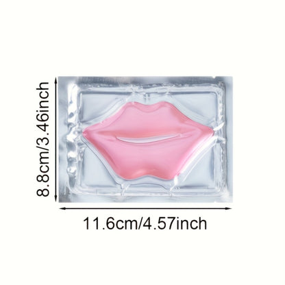 Lip Mask Hydrating Pink Moisturizing Nourishing Overnight Lip Treatment Dry Chapped Lips Repair Gentle for All Skin Types Women Gift 15pcs