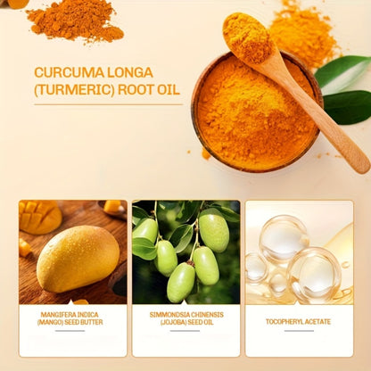 Turmeric Body Lotion 400g - Alcohol-Free Moisturizing Glow Formula Turmeric Extract Long-Lasting Hydration Dry Oily Skin Unisex Full Body Lotion