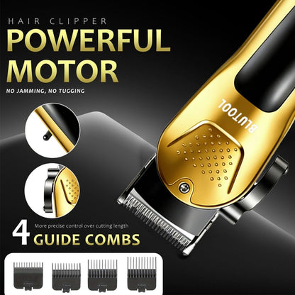 Men's Grooming Set Hair Clipper & Electric Shaver USB Rechargeable Cordless LED Display - Precision Grooming Kit Gift for Dad Husband Boyfriend