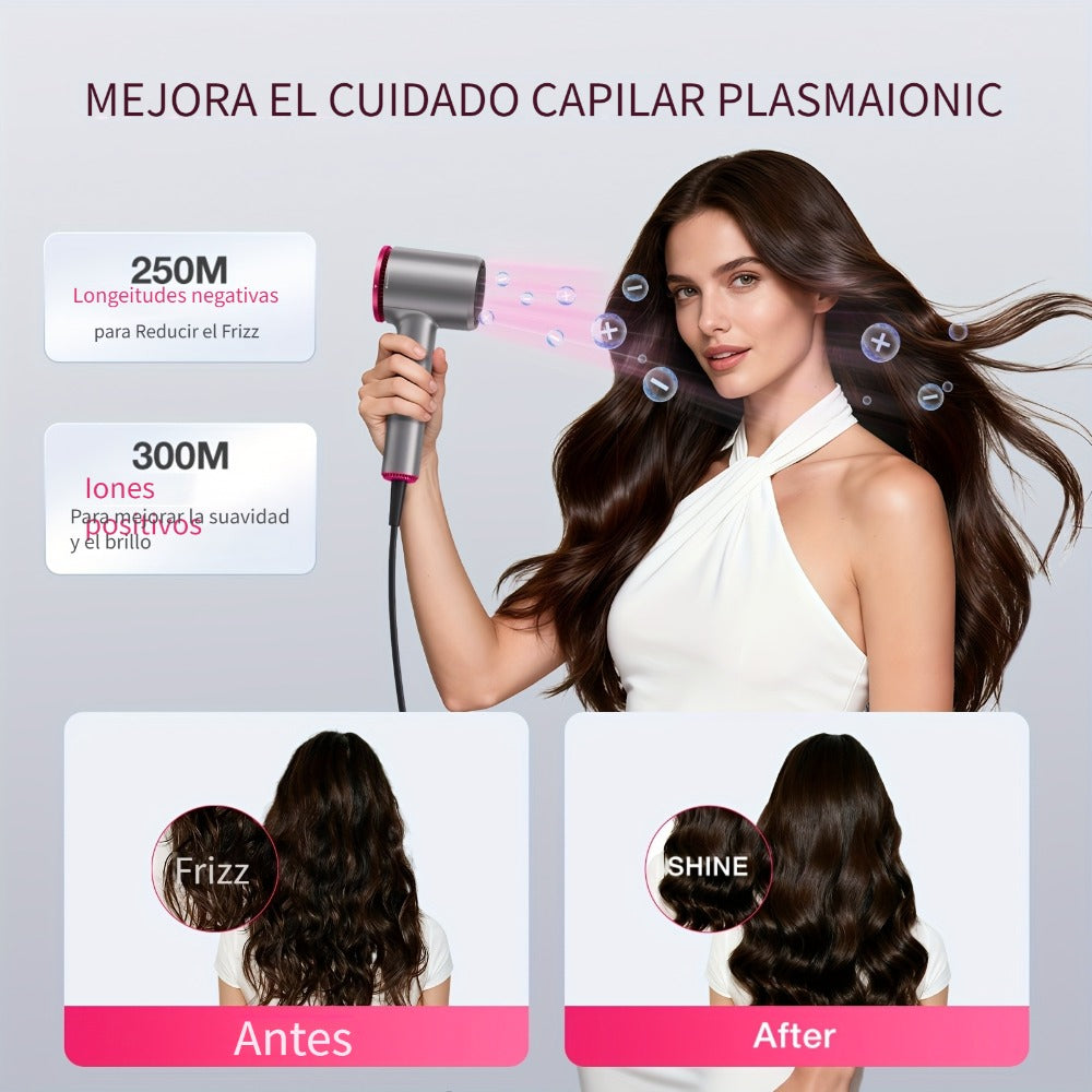 Quick-Drying Hair Dryer Featuring a Diffuser for Curly Hair, 1875W Professional Ionic Blow Dryer Suitable for Both Women And Men, Lightweight And Powerful Portable Hair Dryer Ideal for Travel, Perfect Gift for Friends And Partners