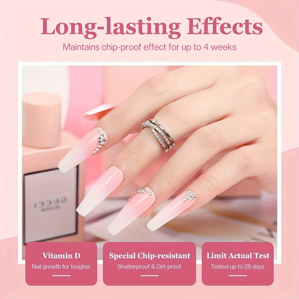 NOCIS 33pcs Impregnation Powder Nail Art Kit - Dip Manicure Kit with 20 pink purple brown Glittering Colors, Top/Primer Activator, and French Style Nail DIY Essentials for Salon-Quality Results at Home - Perfect Gift for Girls