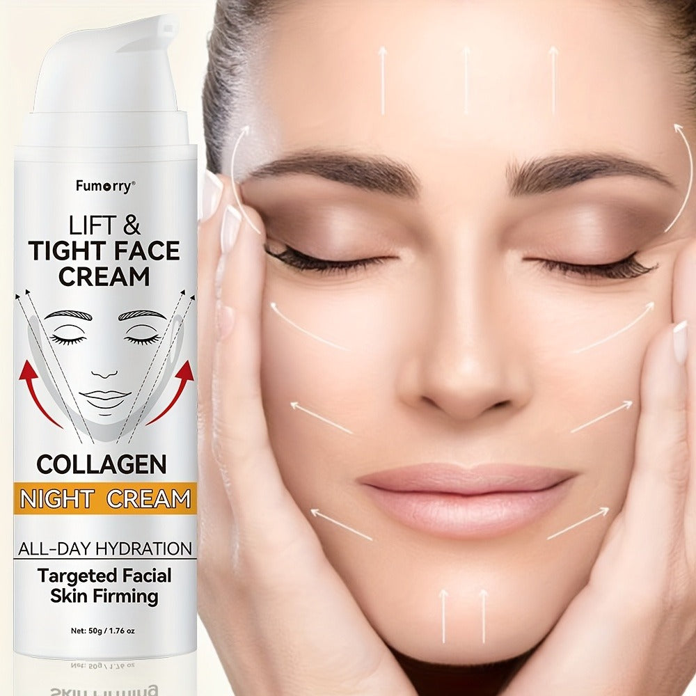 Collagen Lift & Tight Night Cream, Firming Face Cream | Hydrating Cream | Moisturizing Cream, Snail Mucin Soft & Elastic