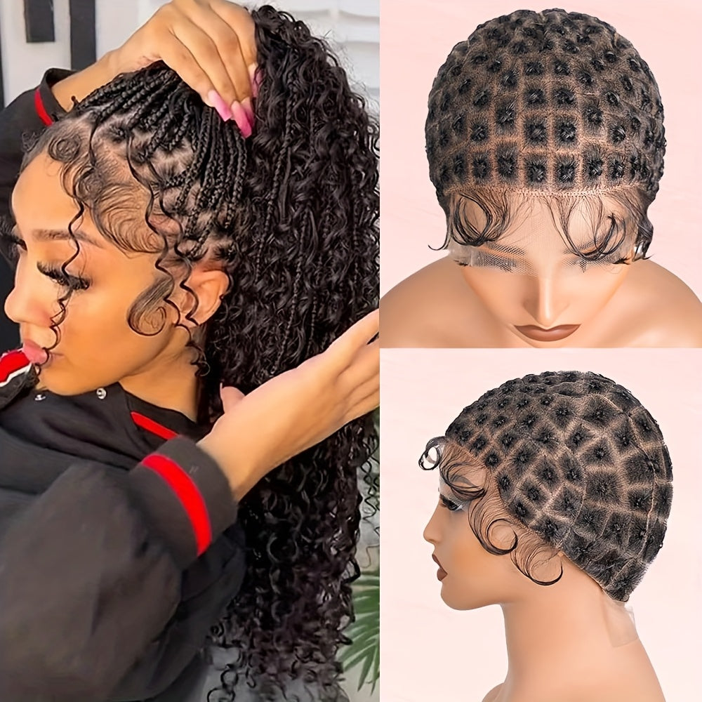 Braided Wig Cap Crochet Wig Cap For Crochet Braids Hair Glueless Double Full Hd Lace Wig Caps For Women