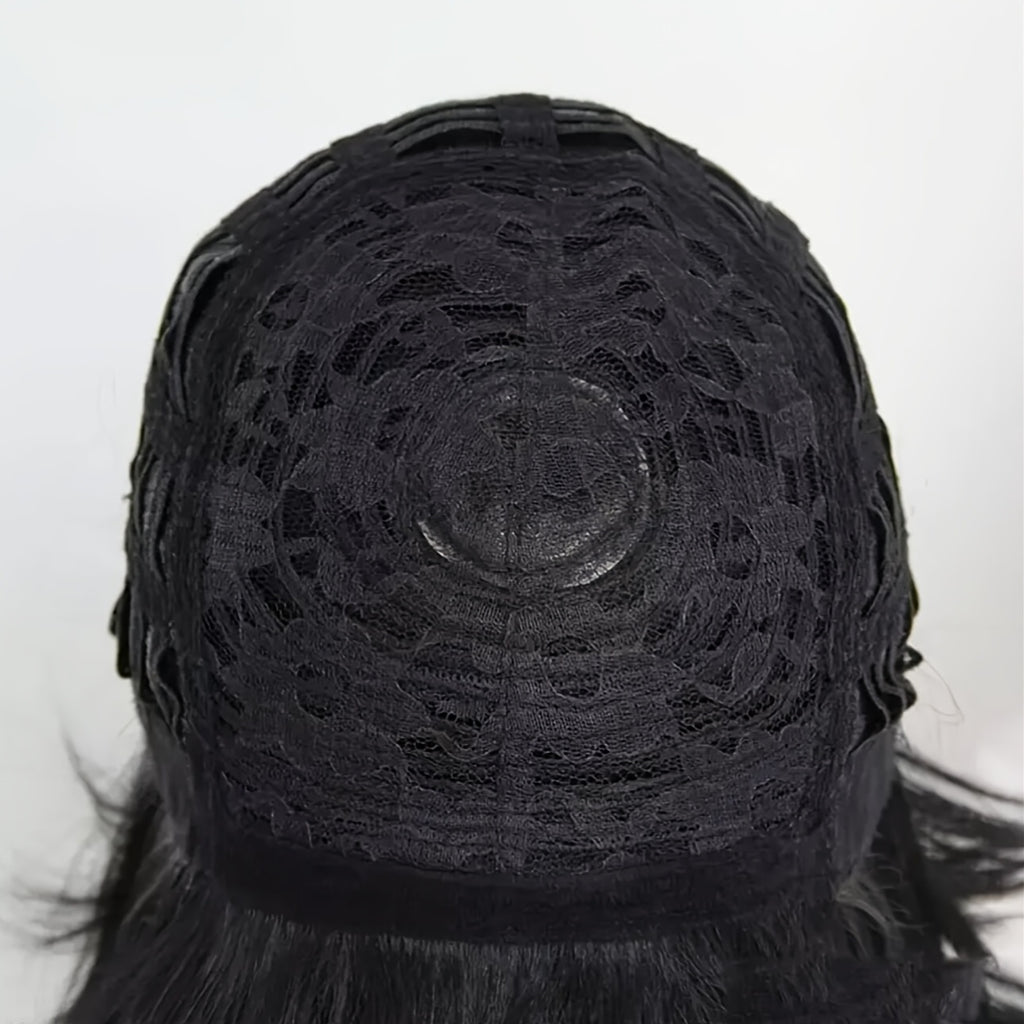 Short Wig with Bangs Body Wavy Hair Synthetic Wig for Women Nice Hair Short Black Hair Wigs for Women