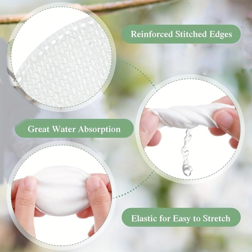 Cotton Rounds Makeup Remover Pads 600pcs Disposable Facial Cleansing Pads Soft Gentle on All Skin Types Beauty Tools Portable 100 Tablets Per Pack 2.36inch Round