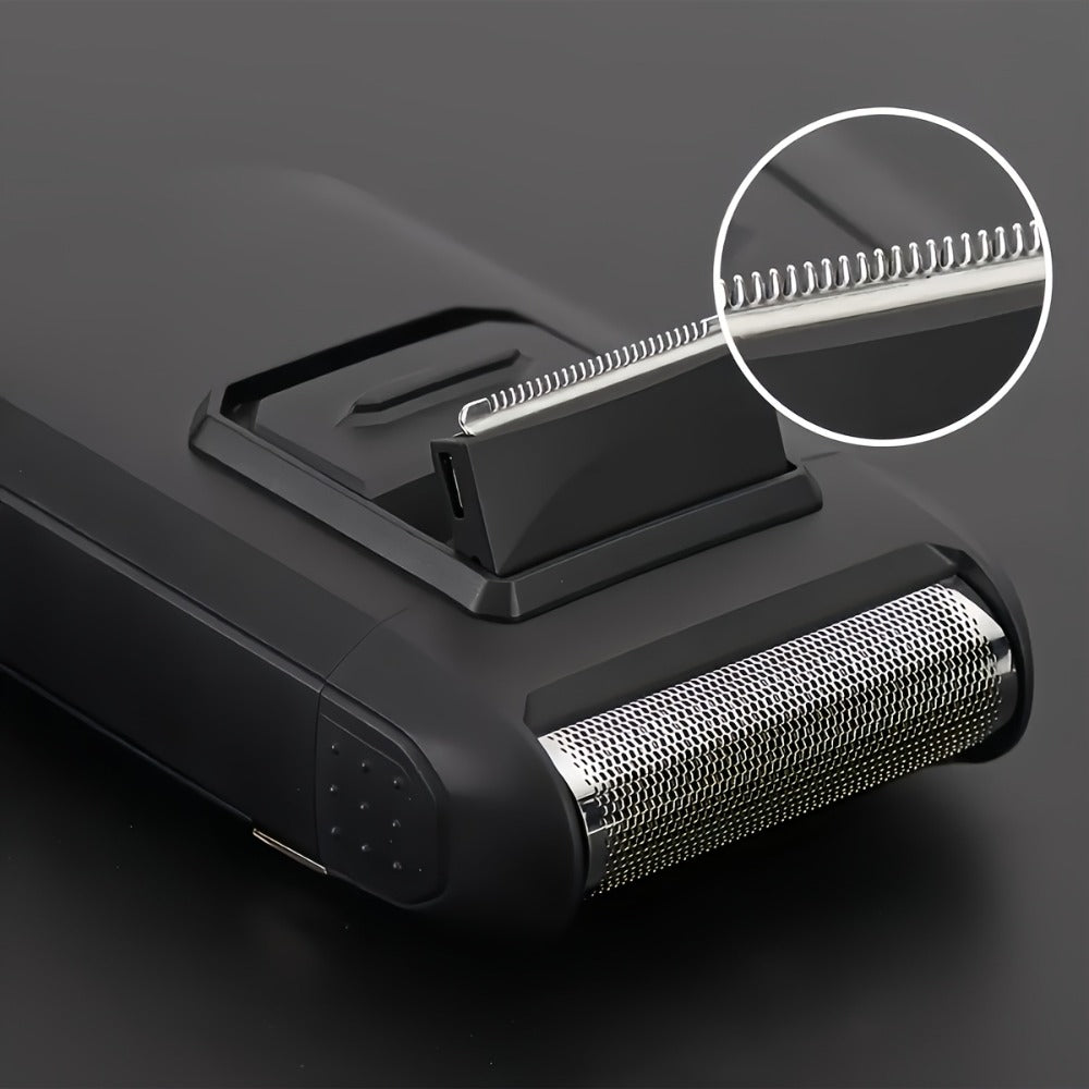 Men'S Electric Shaver, Reciprocating Razor with Sideburn Trimmer, USB Rechargeable, Long Battery Life, Portable Shaving Device for Home And Travel, Perfect Father'S Day Gift