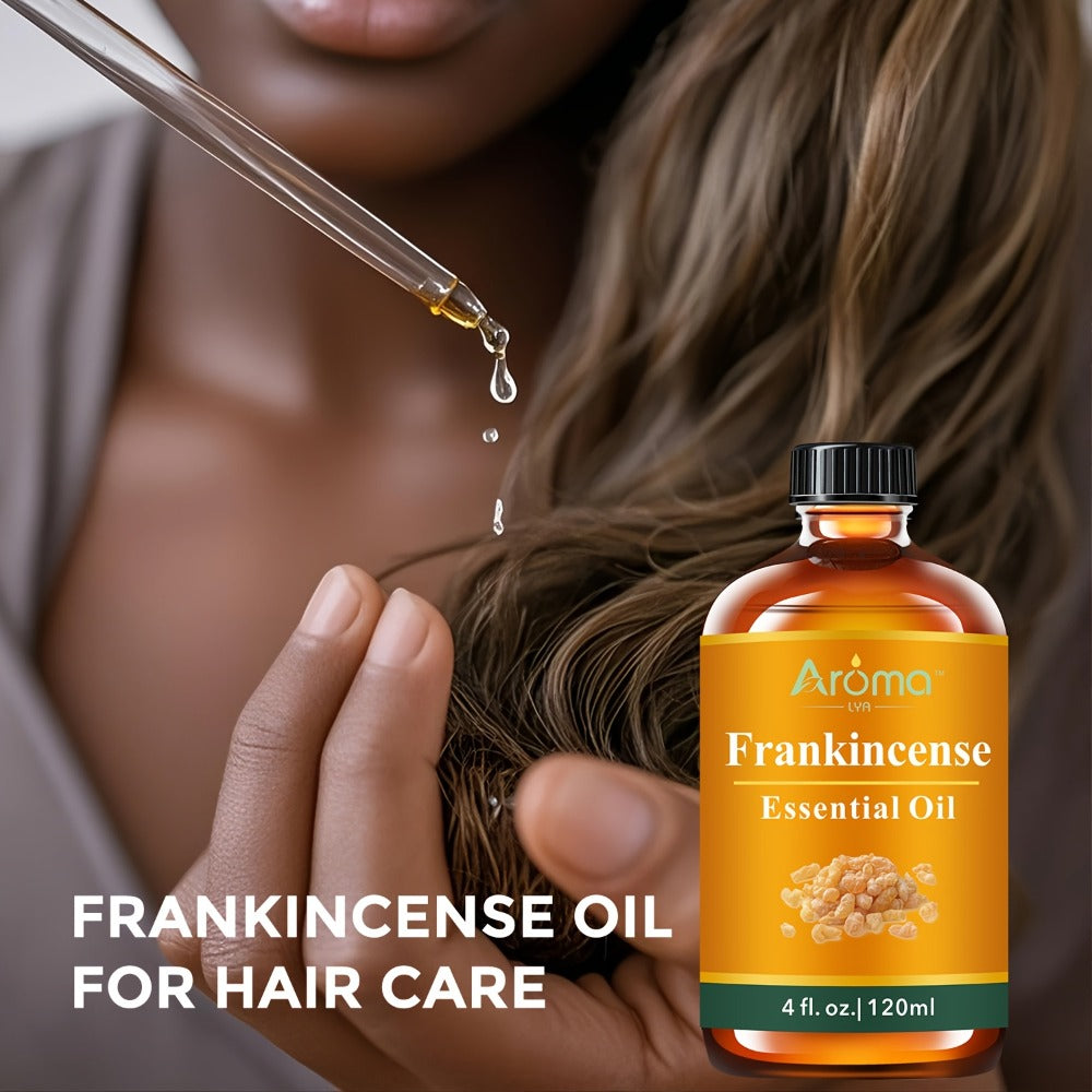 4.06oz Frankincense Essential Oil - Suitable for Humidifiers, Diffusers, Scented Candles, Body Massage - Holiday Surprises - - Unisex - Holiday And Anniversary Gifts for Relatives/ Friends, Valentines Day Gifts for Women