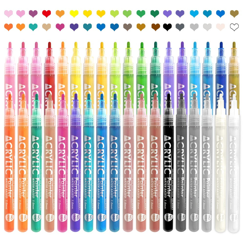 12/24/36 Colors Nail Polish Pen Set, Nail Art Pens For Painting, Black White Liner Gel Polish, Dotting French Tips Drawing Liner Brush Pen, Waterproof Acrylic Marker Pen, Nail Art Decoration Kit