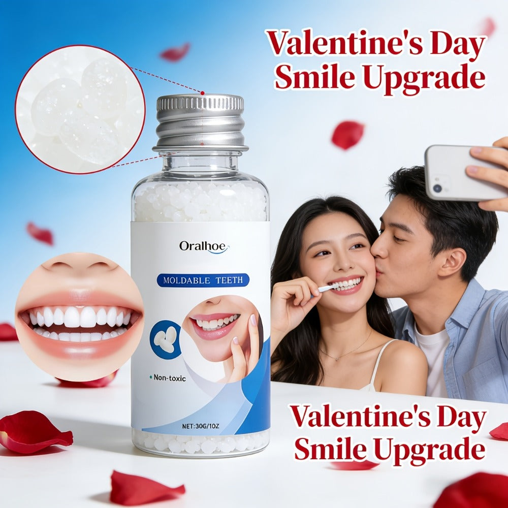 Temporary Cosmetic False Tooth - Realistic Temporary Material for Missing/Broken Teeth, Easy Application & Secure Fit Suitable for Eating, Daily Use - for Women & Men (Middle-Aged & Elderly) - -Looking Tooth Fillings, Non- Replacement!